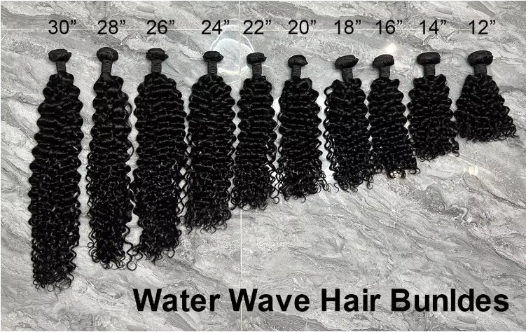 Grade 12A Raw Human Hair Water Wave